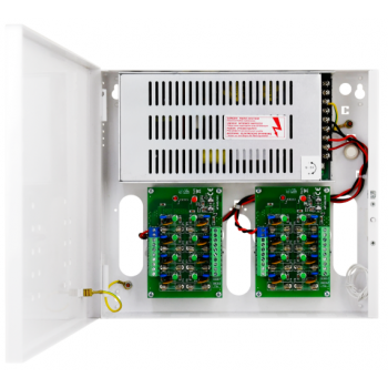 ZASILACZ DO 16 KAMER PULSAR PSDC161214 12V/14A/16x1A PTC/TOPIC